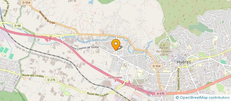 localisation de l'entreprise DE LA TERRE AU CIEL à HYERES