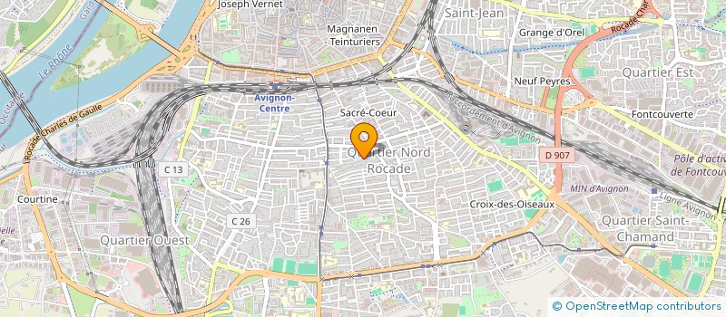 localisation de l'entreprise DE LA TERRE ET DES FEUILLES à AVIGNON