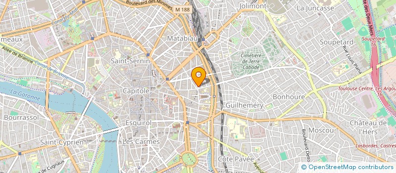 localisation de l'entreprise DE LA TETE AUX PIEDS à TOULOUSE