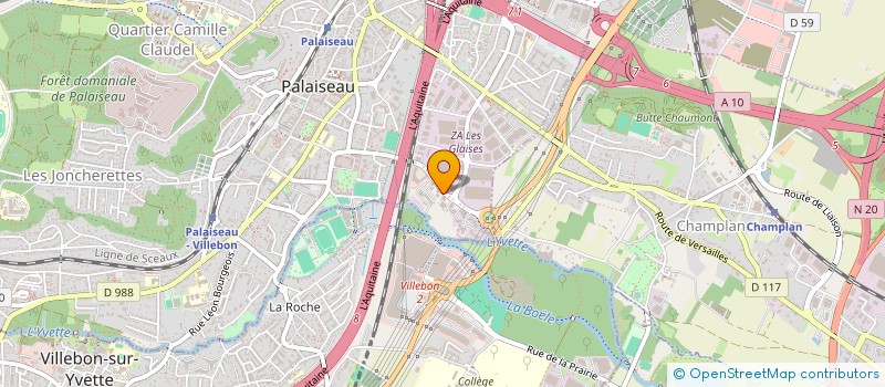 localisation de l'entreprise DE LA TETE AUX PIEDS à PALAISEAU