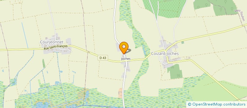 localisation de l'entreprise DE LA THOMARDERIE  COIZARD-JOCHES