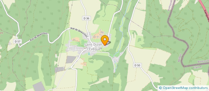 localisation de l'entreprise DE LA THUR  VIEUX-THANN