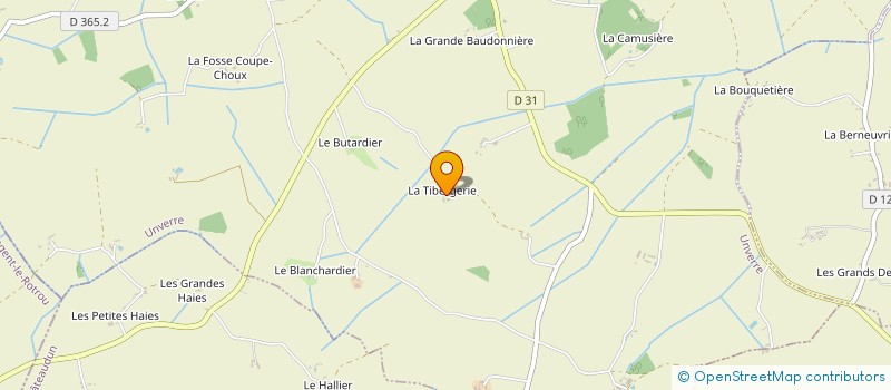 localisation de l'entreprise DE LA TIBERGERIE à UNVERRE