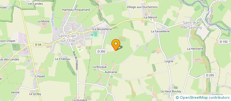 localisation de l'entreprise DE LA TOSTAINERIE à SAINT-JEAN-DE-SAVIGNY