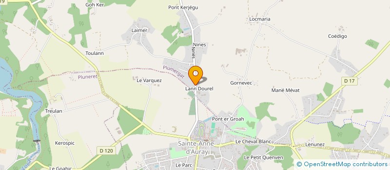 localisation de l'entreprise DE LA TOUR à PLUMERGAT