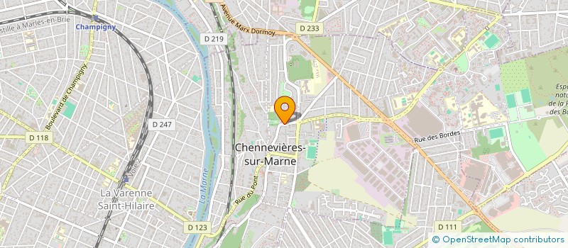 localisation de l'entreprise DE LA TOUR  CHENNEVIERES-SUR-MARNE