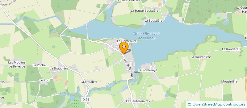 localisation de l'entreprise DE LA TOUR  JOUE-SUR-ERDRE