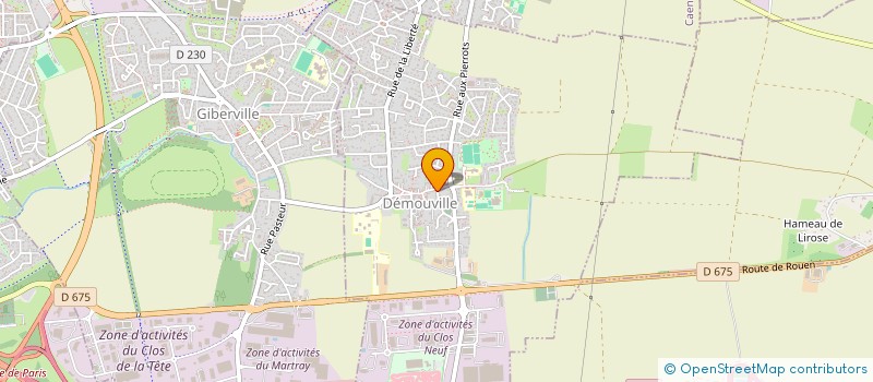 localisation de l'entreprise DE LA TOUR  DEMOUVILLE