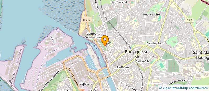 localisation de l'entreprise DE LA TOUR  BOULOGNE-SUR-MER