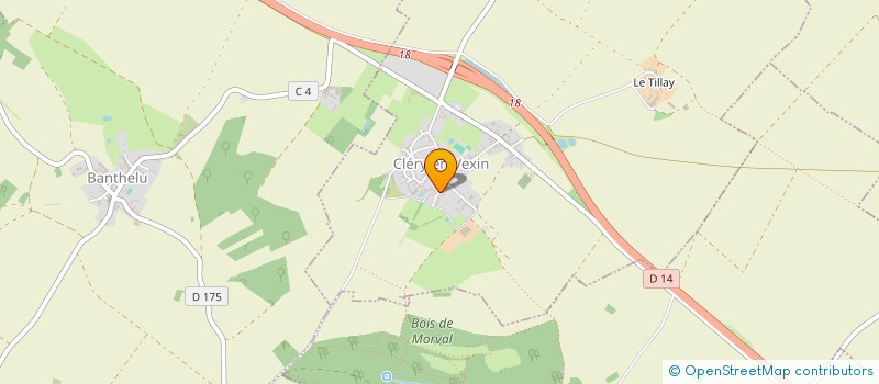 localisation de l'entreprise DE LA TOUR  CLERY-EN-VEXIN