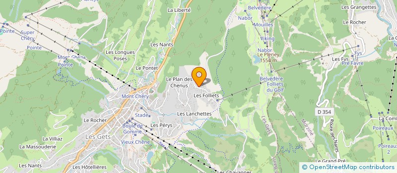 localisation de l'entreprise DE LA TOUR-DADDARIO INDIVISION  LES GETS