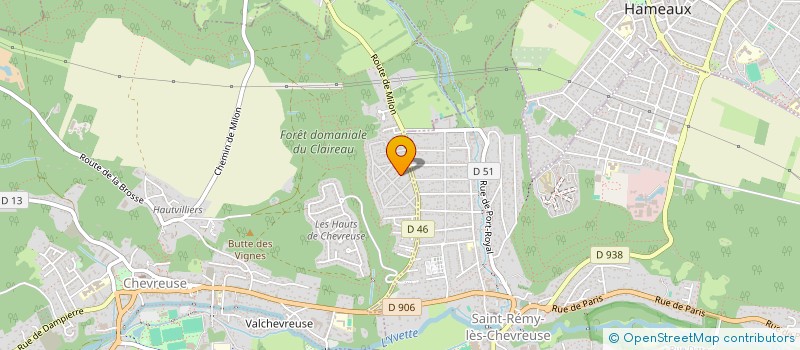 localisation de l'entreprise DE LA TOUR NOTRE DAME  CHEVREUSE