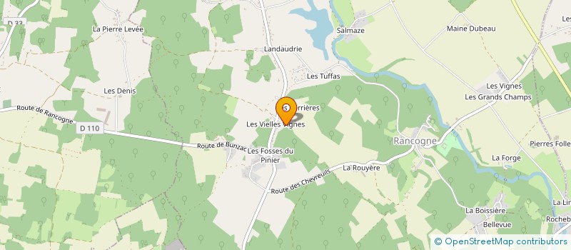 localisation de l'entreprise DE LA TRANSITION ECOLOGIQUE EN AGRICULTURE à MOULINS-SUR-TARDOIRE