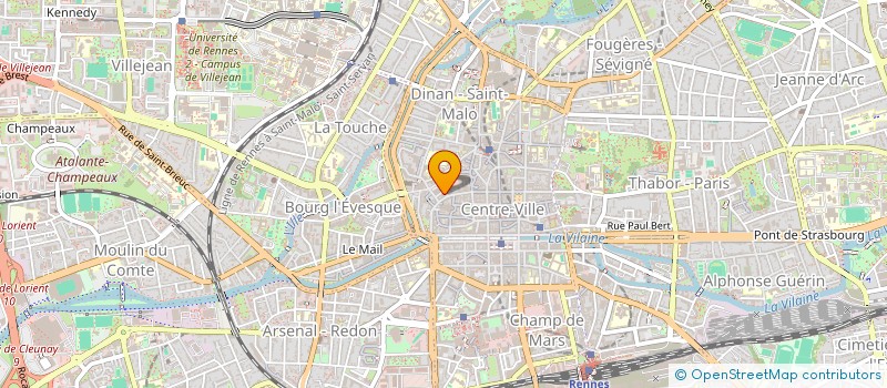 localisation de l'entreprise DE LA TRINITE  RENNES