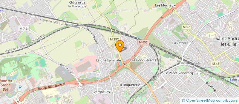 localisation de l'entreprise DE LA TUILERIE à LAMBERSART