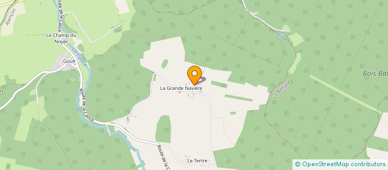 localisation de l'entreprise DE LA TUILERIE à LA LANDE DE GOULT
