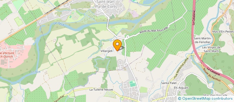 localisation de l'entreprise DE LA VALLEE à SAINT-JEAN-PLA-DE-CORTS