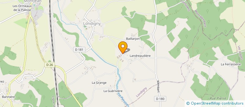 localisation de l'entreprise DE LA VALLEE à LONDIGNY
