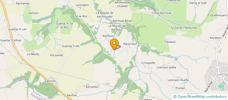 localisation de l'entreprise DE LA VALLEE  LE JUCH