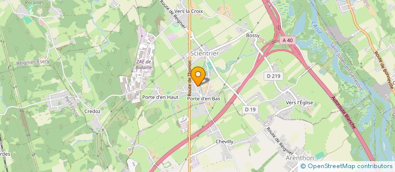 localisation de l'entreprise DE LA VALLEE  SCIENTRIER