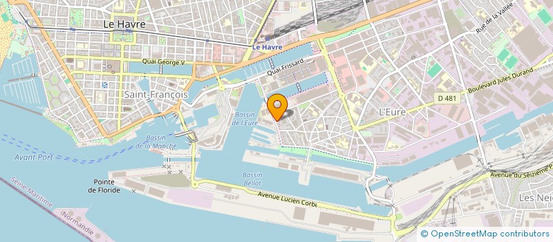 localisation de l'entreprise DE LA VALLEE DE CORMEILLES à LE HAVRE