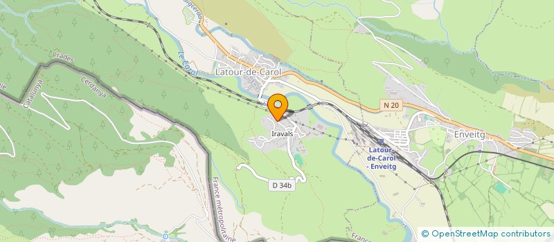 localisation de l'entreprise DE LA VALLEE DU CAROL  LATOUR-DE-CAROL