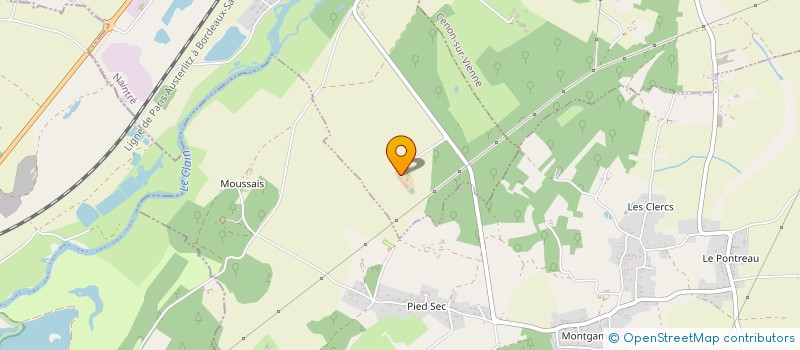 localisation de l'entreprise DE LA VALLEE DU CLAIN  NAINTRE