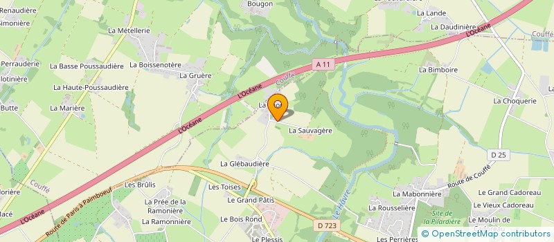 localisation de l'entreprise DE LA VALLEE DU HAVRE à COUFFE