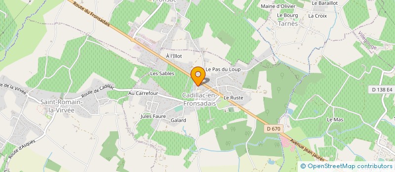 localisation de l'entreprise DE LA VALLEE DU RIOU LONG à SAINT LAURENT D'ARCE