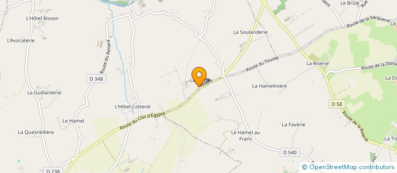 localisation de l'entreprise DE LA VANNE à SAINT-DENIS-LE-GAST