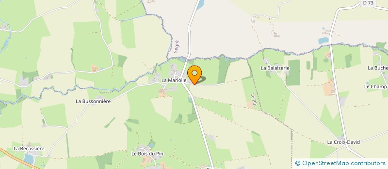 localisation de l'entreprise DE LA VANRIE à LE PIN