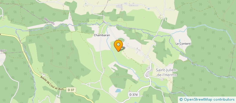 localisation de l'entreprise DE LA VAREZE  SAINT-JULIEN-DE-L'HERMS