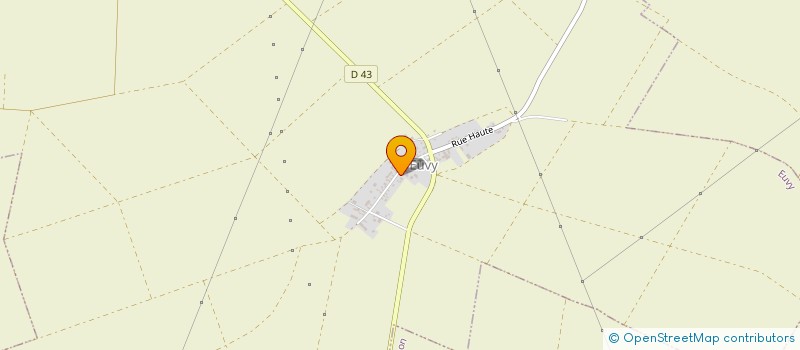 localisation de l'entreprise DE LA VAUDERIVIERE  EUVY