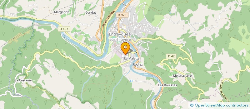 localisation de l'entreprise DE LA VERNHOLE  FLORENTIN-LA-CAPELLE