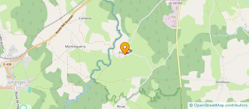 localisation de l'entreprise DE LA VERVEINE à CRAPONNE-SUR-ARZON