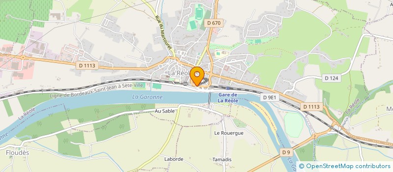 localisation de l'entreprise DE LA VICTOIRE  LA REOLE