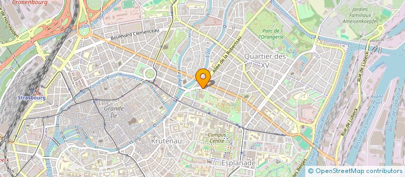 localisation de l'entreprise DE LA VIGNE  STRASBOURG