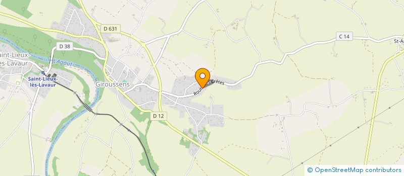 localisation de l'entreprise DE LA VIGNE  LAVAUR