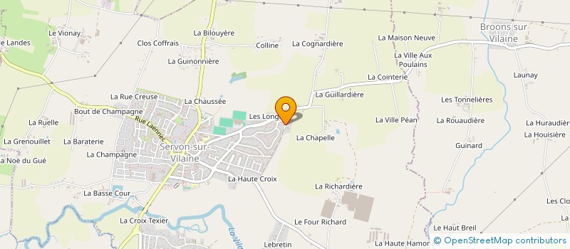 localisation de l'entreprise DE LA VILAINE à BRECE