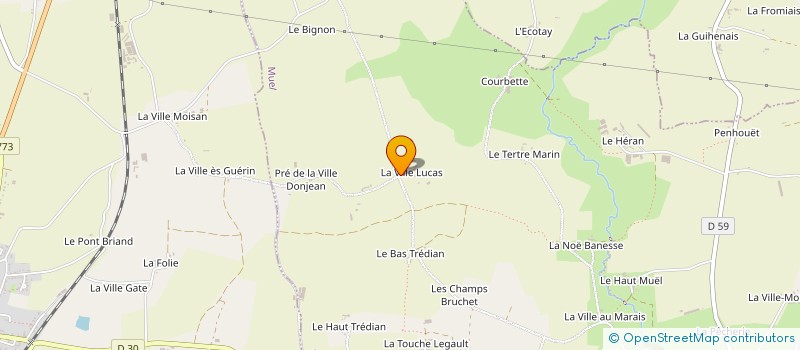 localisation de l'entreprise DE LA VILLE LUCAS à MUEL