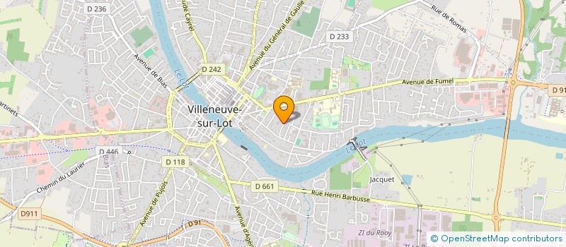 localisation de l'entreprise DE LA VILLE VERTE  VILLENEUVE-SUR-LOT