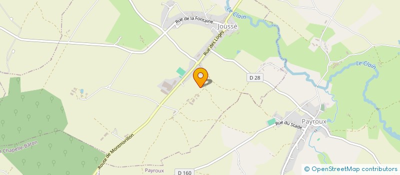 localisation de l'entreprise DE LA VINARDIERE à JOUSSE