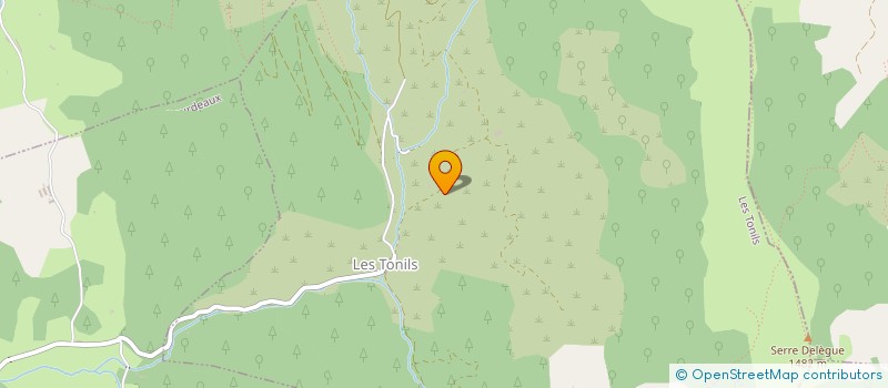 localisation de l'entreprise DE LA VIOLETTE  LES TONILS