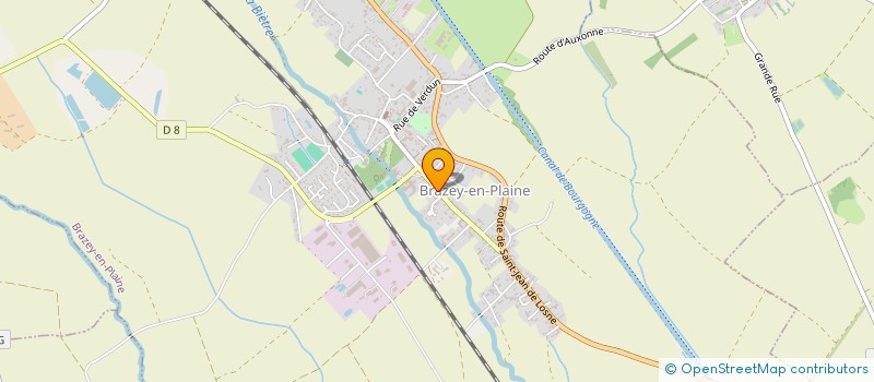 localisation de l'entreprise DE LA VIRANNE  BRAZEY-EN-PLAINE