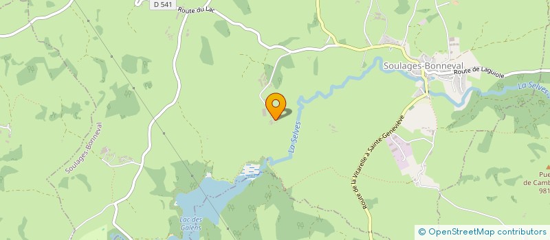 localisation de l'entreprise DE LA VITARELLE  MONTPEYROUX