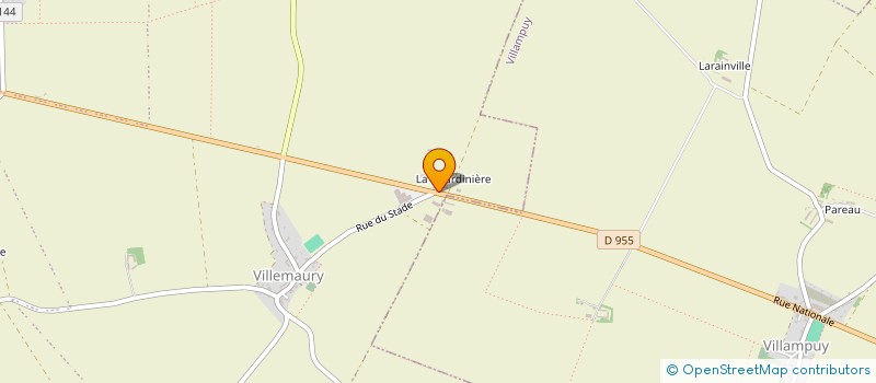 localisation de l'entreprise DE LA VOIE ROMAINE à VILLEMAURY
