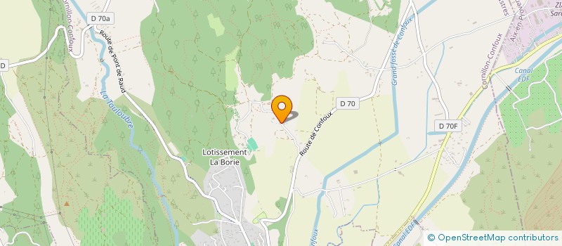 localisation de l'entreprise DE LA VOIE ROMAINE à CORNILLON-CONFOUX