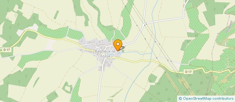 localisation de l'entreprise DE LA VOIEDY  BAGNEUX-LA-FOSSE