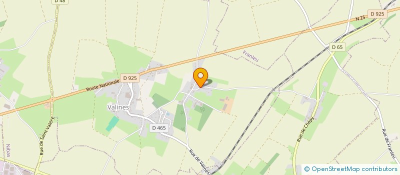 localisation de l'entreprise DE LA VOYETTE MULOT à VALINES