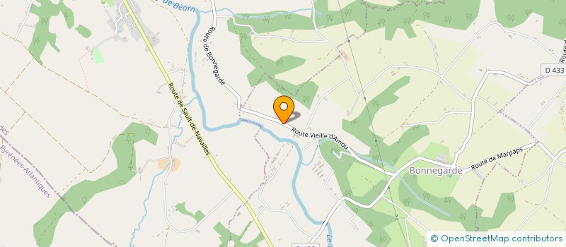 localisation de l'entreprise DE LABAIGT  AMOU